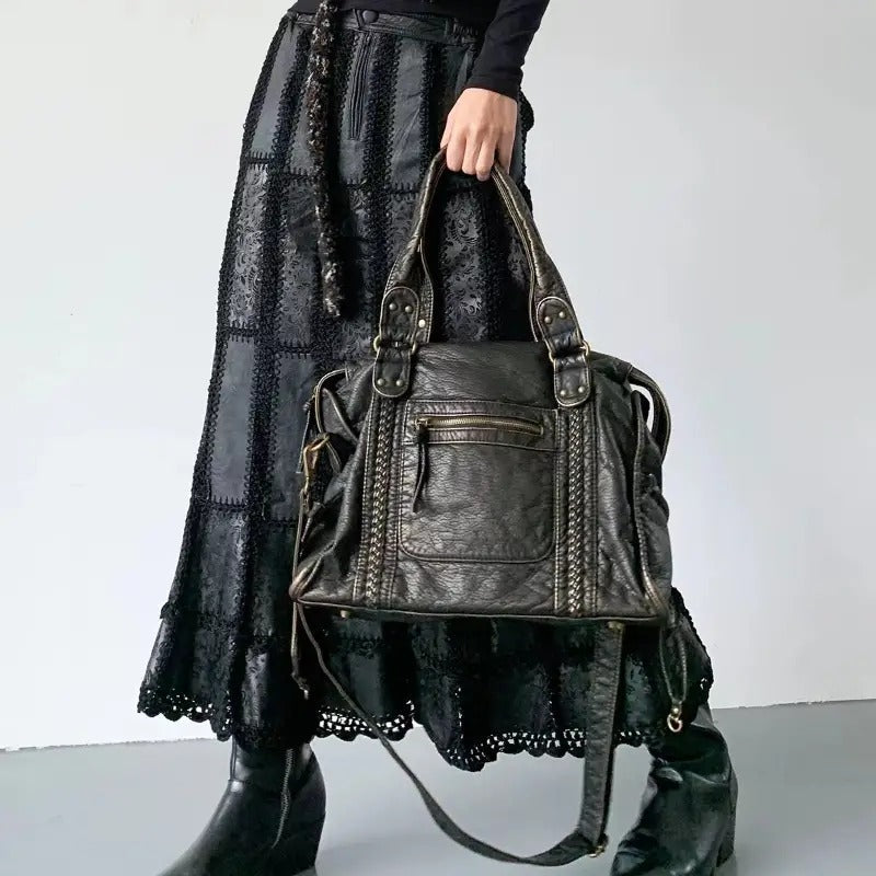Jeoara - Vintage-Tasche aus Leder
