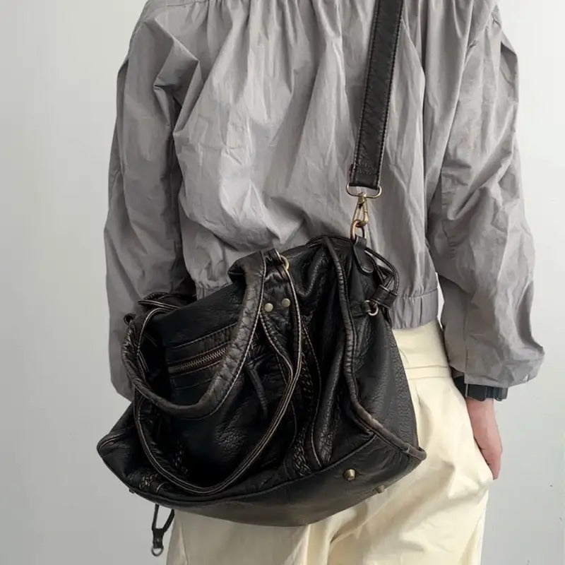 Jeoara - Vintage-Tasche aus Leder