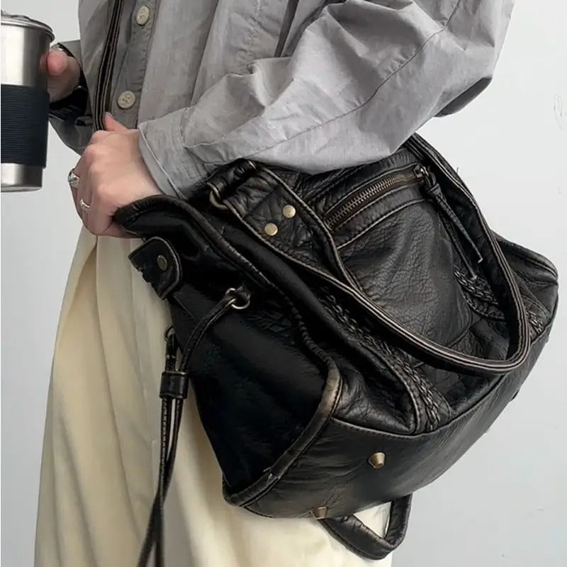 Jeoara - Vintage-Tasche aus Leder