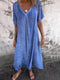 Kleid aus Baumwolle und Leinen - Tami