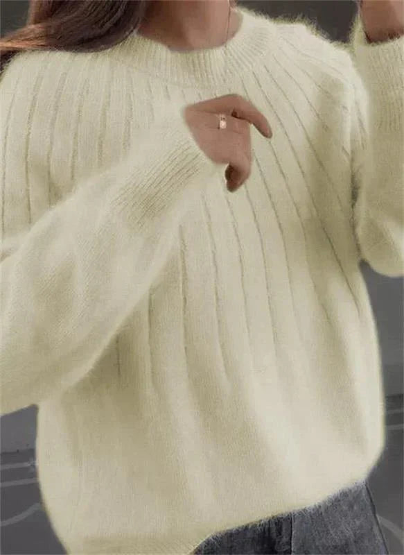 Damenpullover aus weichem Strick
