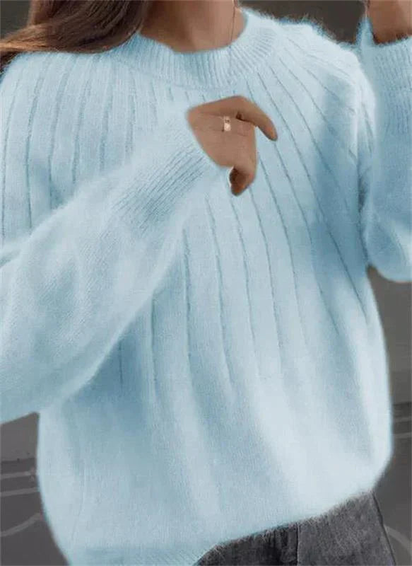Damenpullover aus weichem Strick