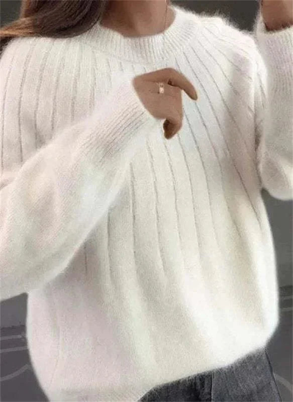 Damenpullover aus weichem Strick