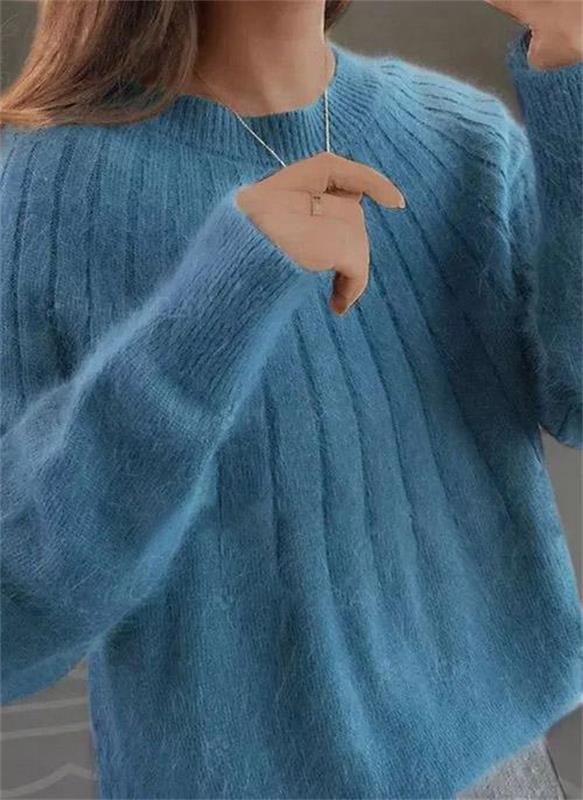 Damenpullover aus weichem Strick