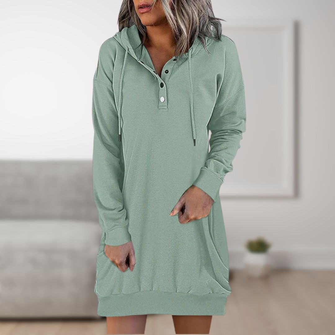 Maja Komfortable Kapuzenkleid