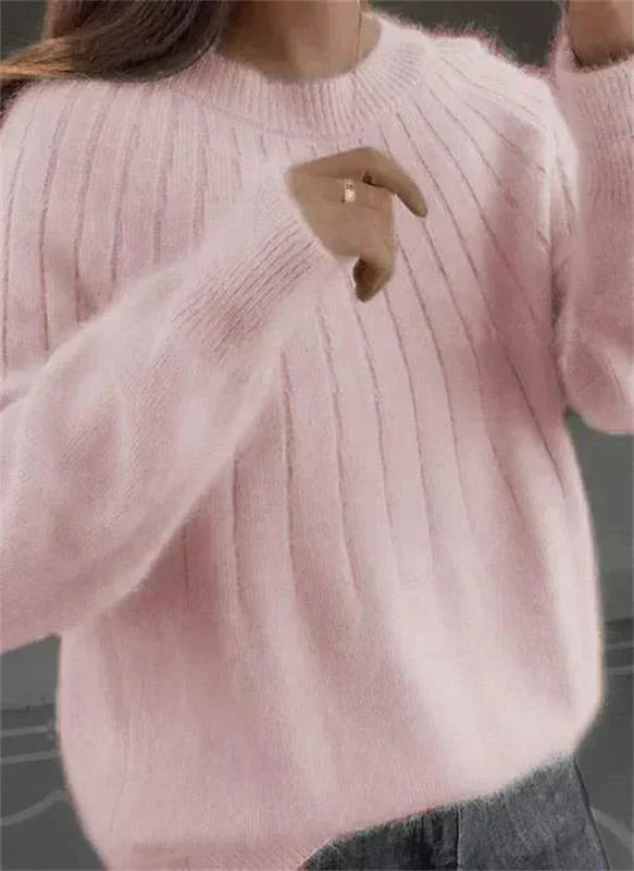 Damenpullover aus weichem Strick