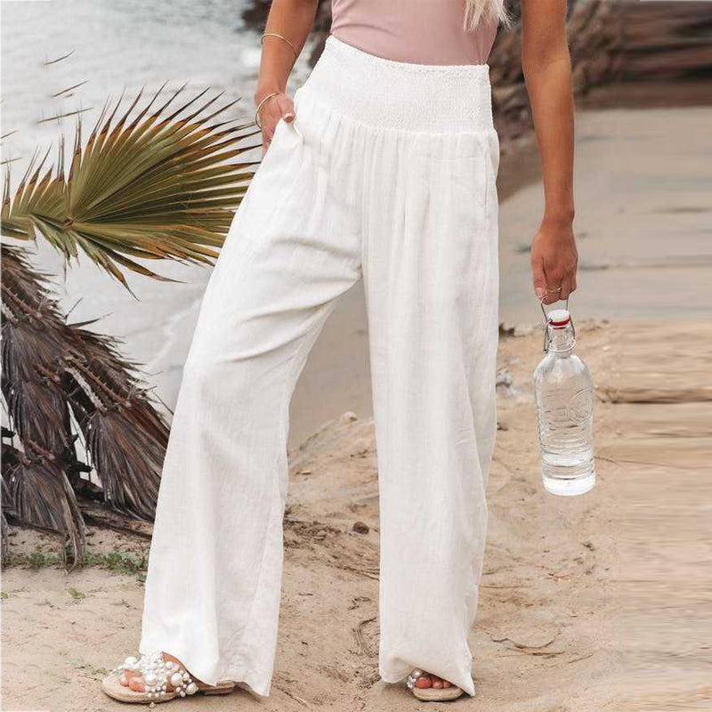 Alma – Stilvolle Hosen mit Seitentaschen und Elastischem Bund