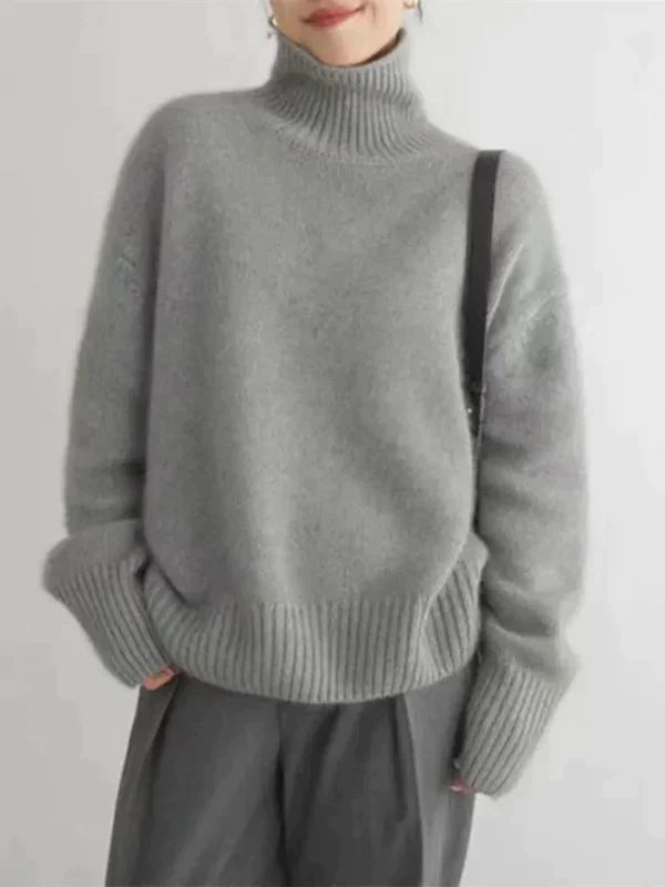 Sabine - Rollkragenpullover aus Kaschmir