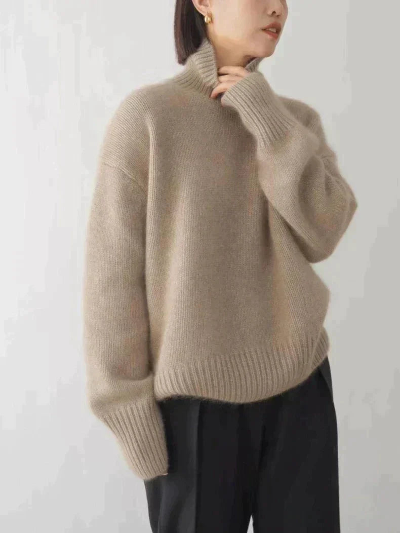 Leinen - Rollkragenpullover