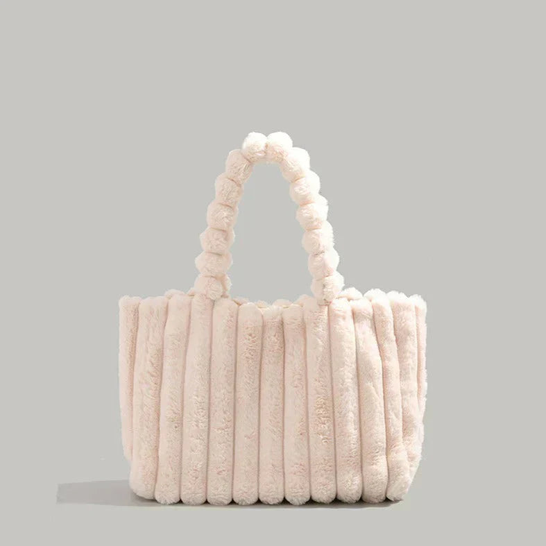 Mila Plüsch-Handtasche
