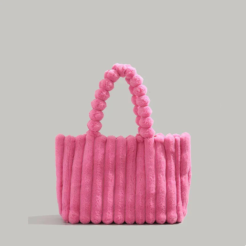 Mila Plüsch-Handtasche