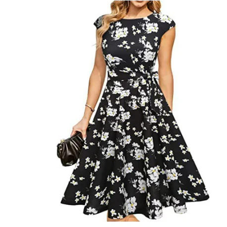 Kaylie Elegantes Midikleid