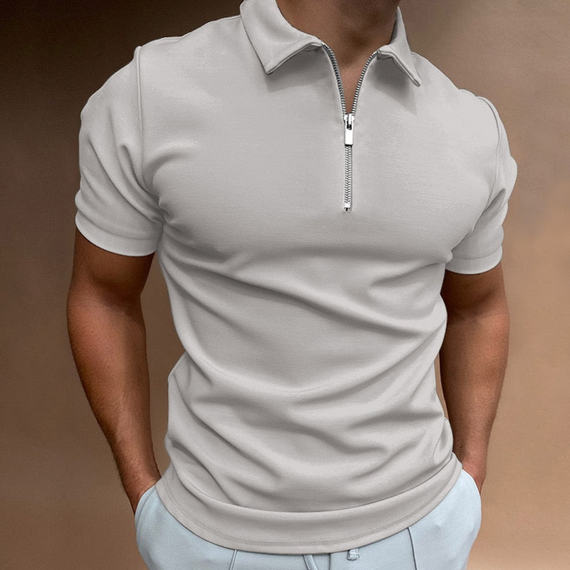 Santiago - Reißverschluss-Polo