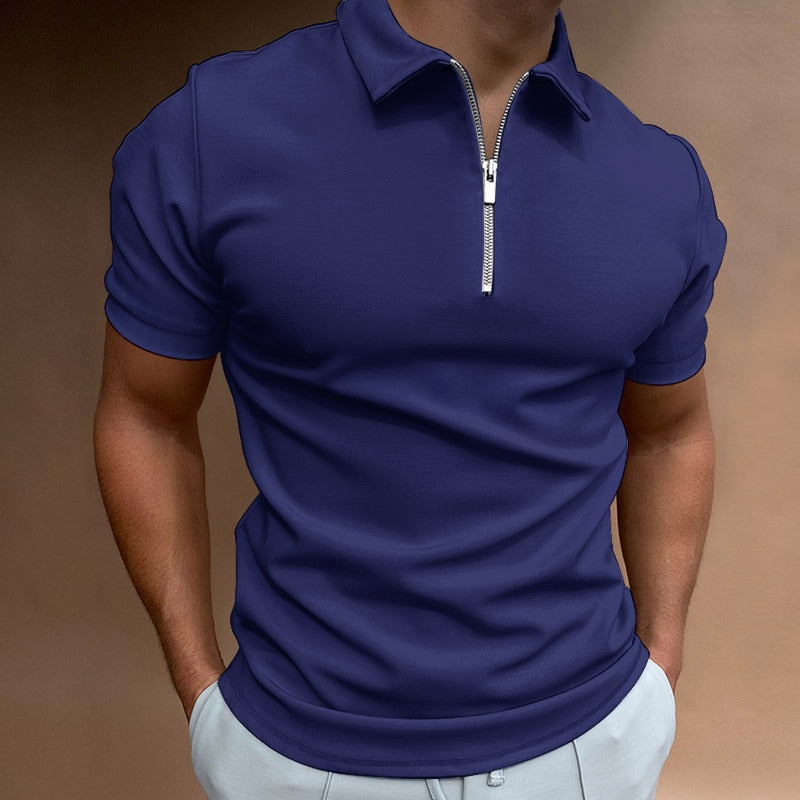 Santiago - Reißverschluss-Polo