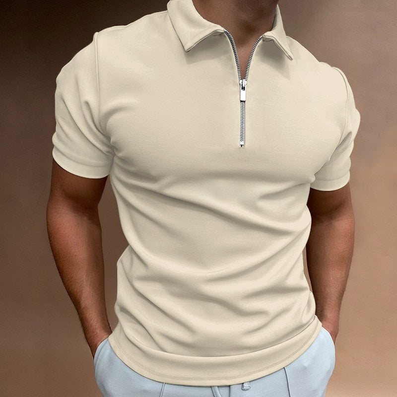 Santiago - Reißverschluss-Polo