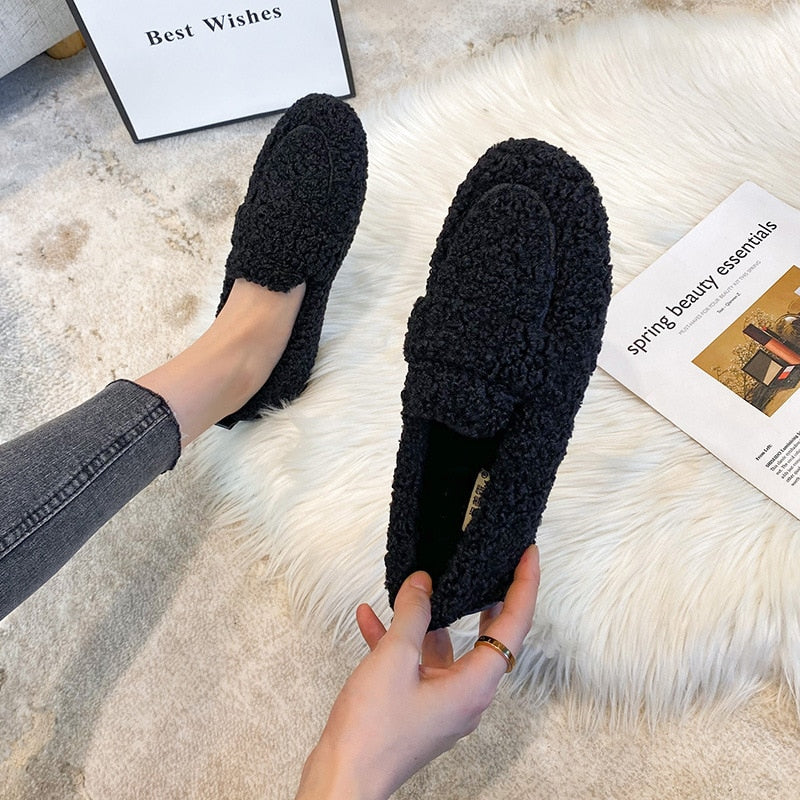 KomfortCozy Entspannt Warme Halbschuhe