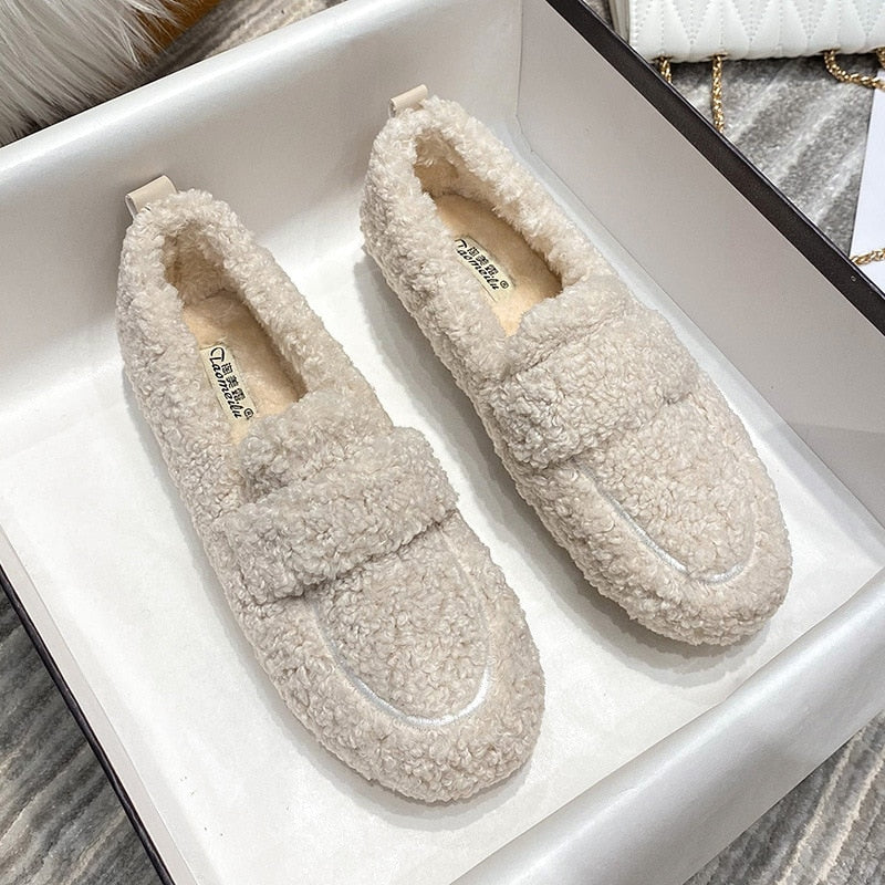 KomfortCozy Entspannt Warme Halbschuhe