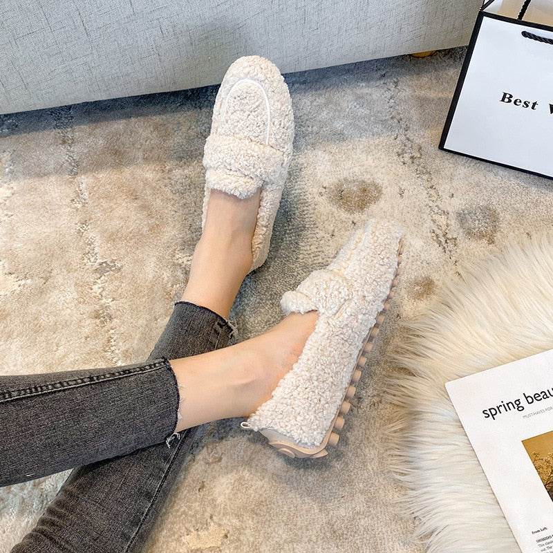 KomfortCozy Entspannt Warme Halbschuhe