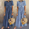 Brenda Maxi-Jeanskleid