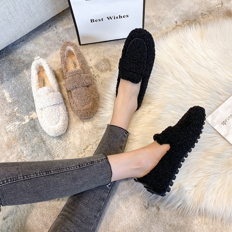 KomfortCozy Entspannt Warme Halbschuhe