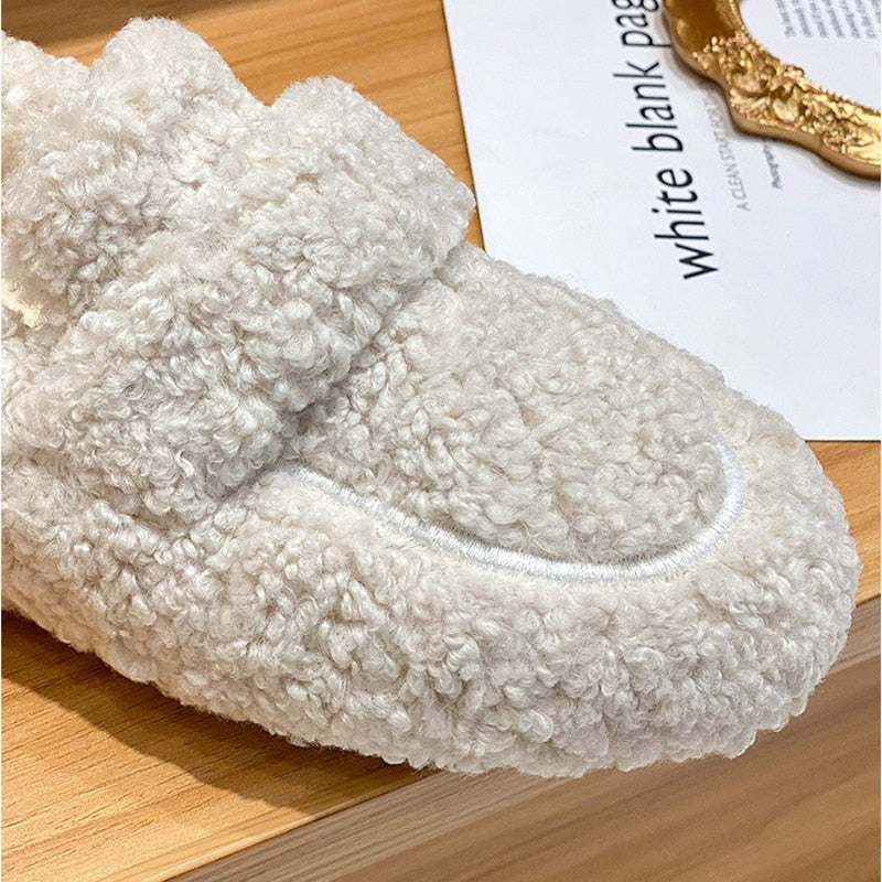 KomfortCozy Entspannt Warme Halbschuhe