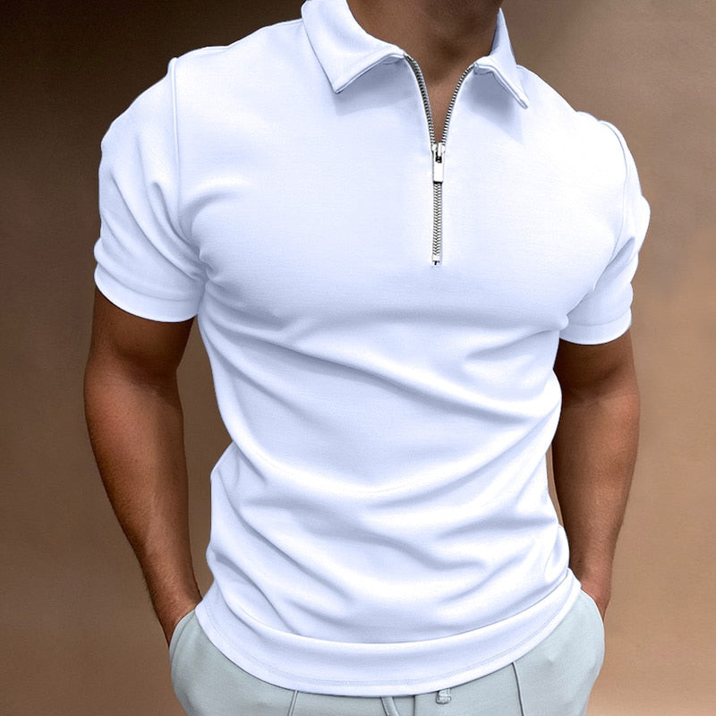 Santiago - Reißverschluss-Polo