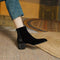 Ida - Bequeme Ankle Boots mit rutschfester Reißverschluss und runder Spitze