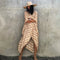 Sofia Elegante Kimono Kleid mit Verstellbarem Gürtel