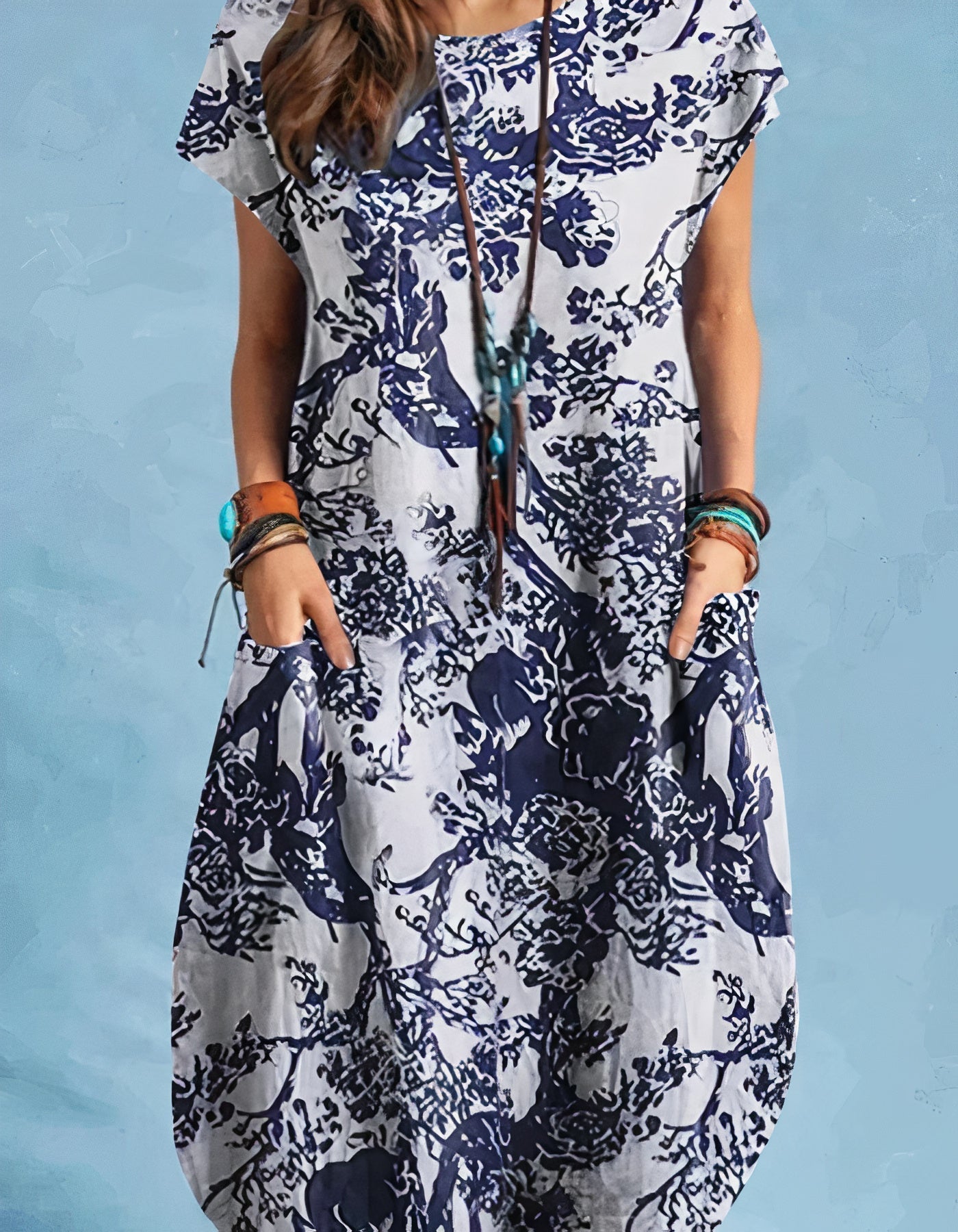 Midikleid im Vintage-Stil - Tyri