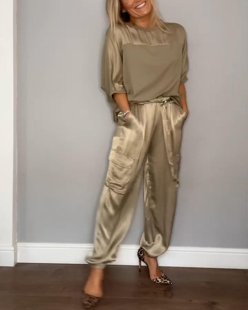 KATRINA | Elegantes Satin-Set