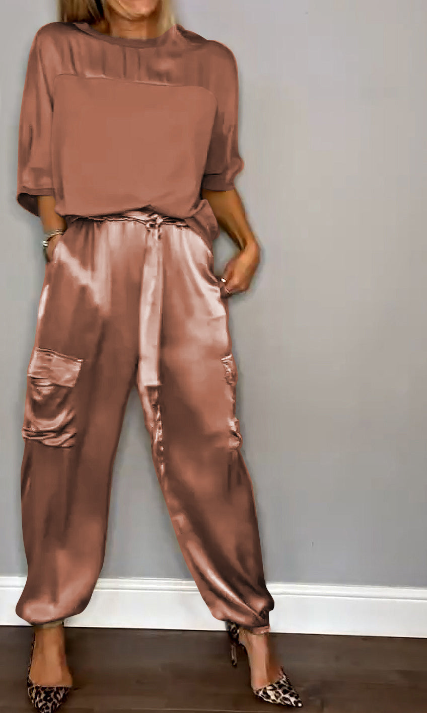 KATRINA | Elegantes Satin-Set