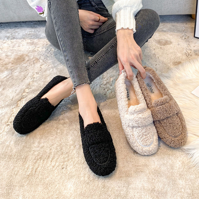 KomfortCozy Entspannt Warme Halbschuhe