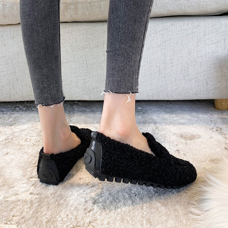 KomfortCozy Entspannt Warme Halbschuhe