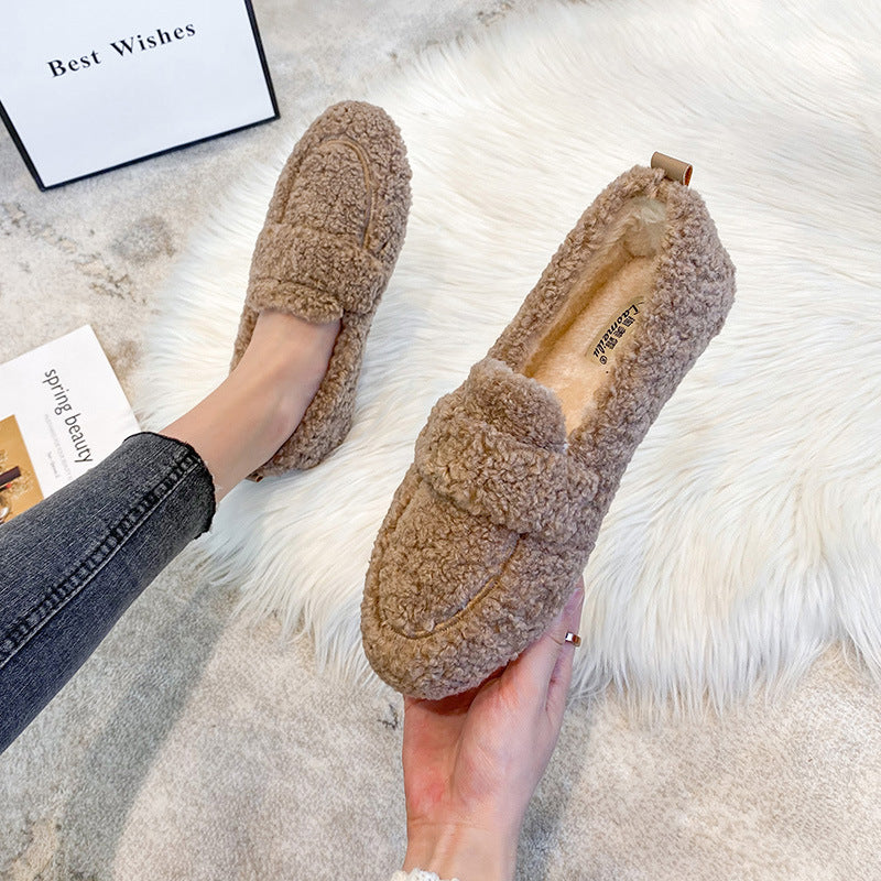 KomfortCozy Entspannt Warme Halbschuhe