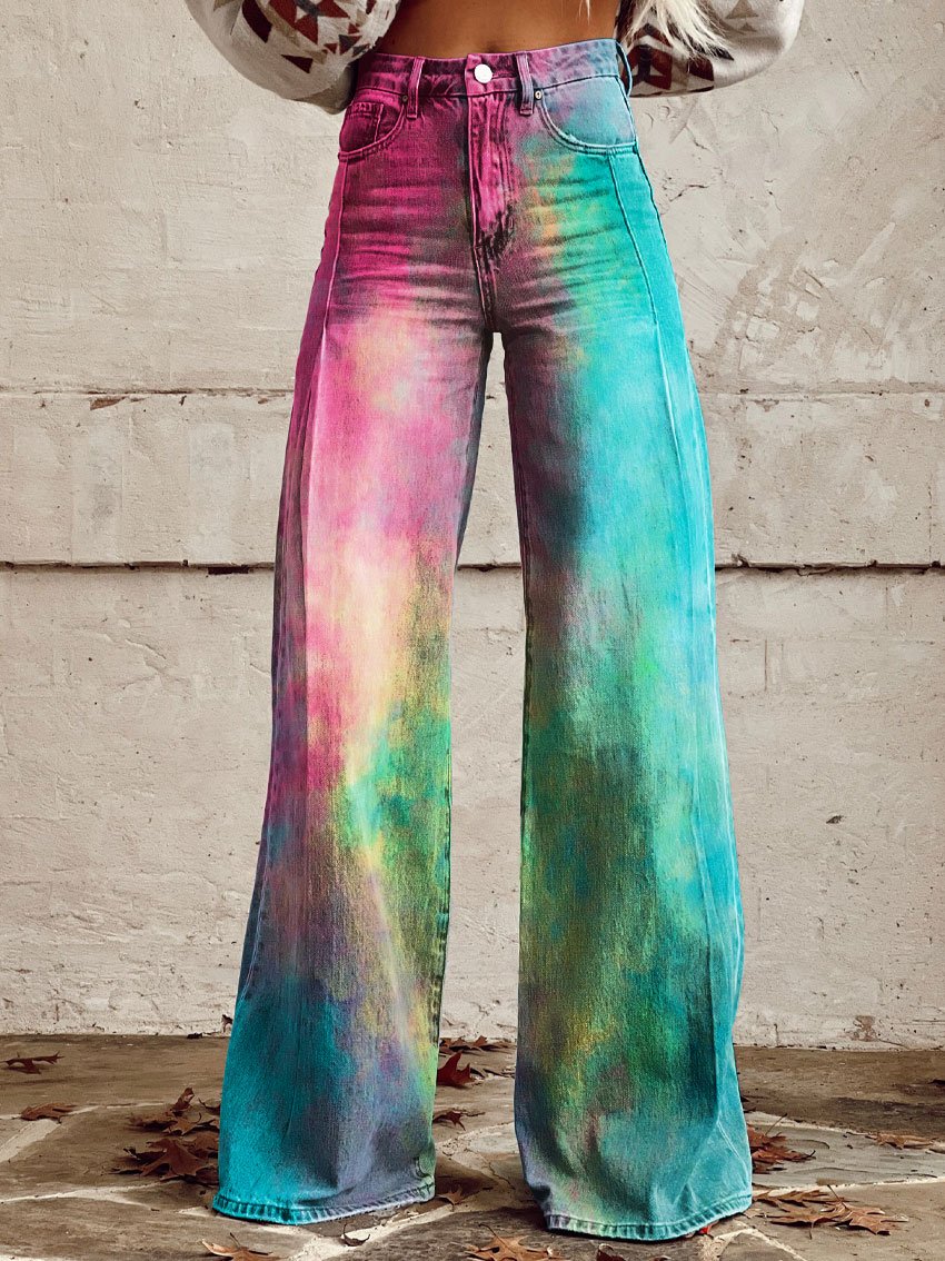 Sofie - Vintage-Hosen mit Elefantbeinen