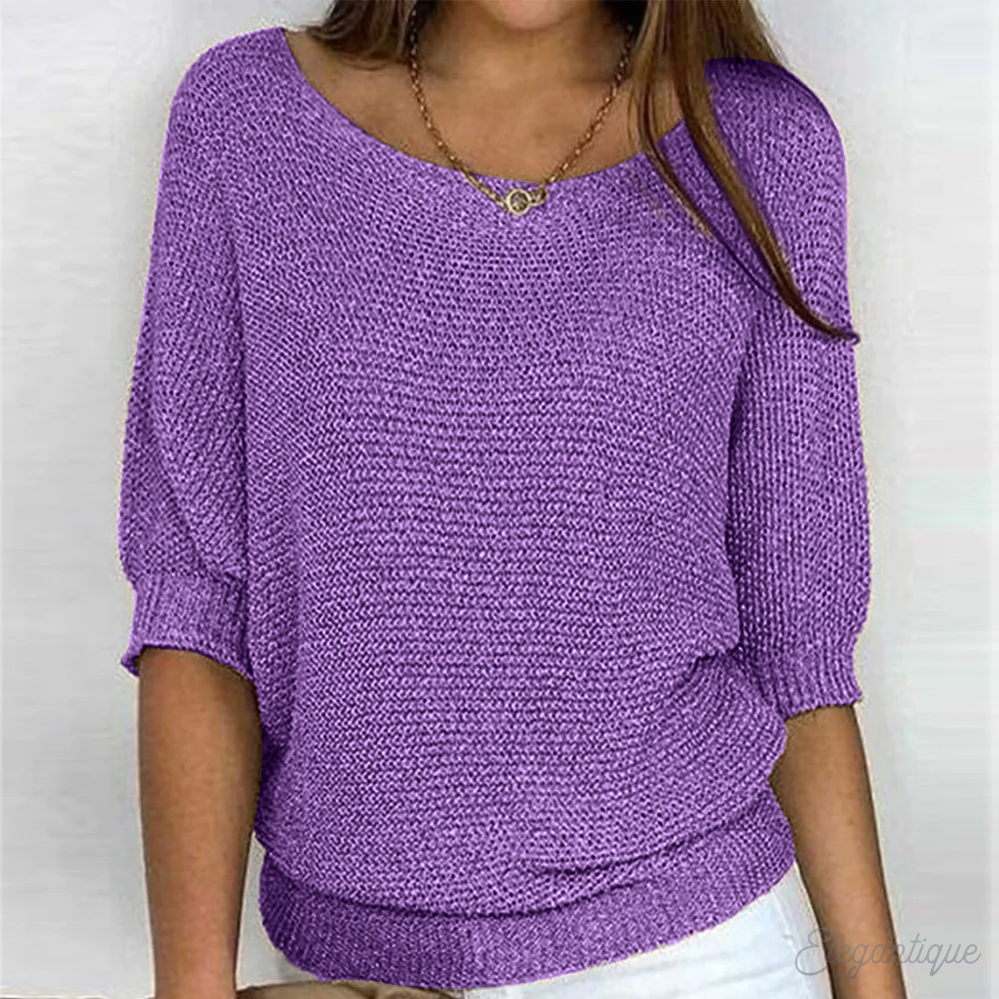 Eleganter und bequemer Willemijn-Pullover