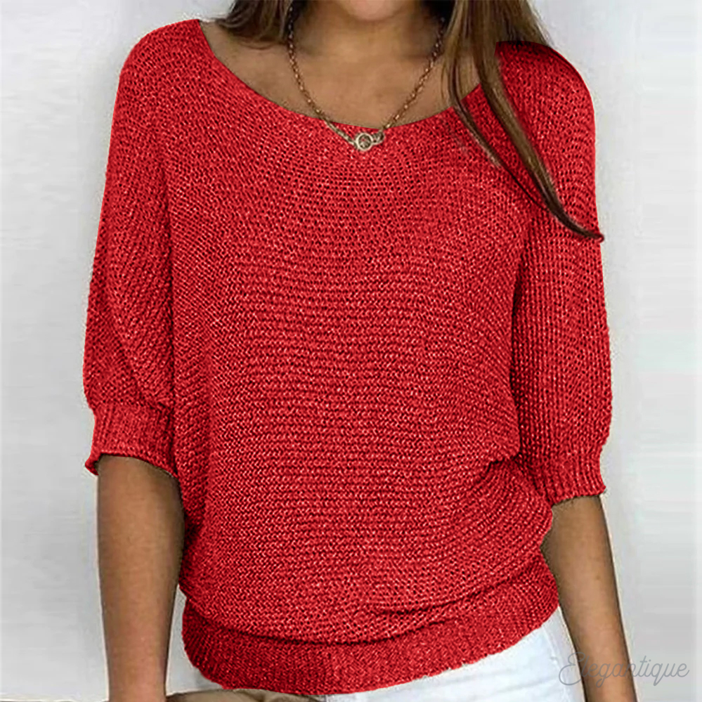 Eleganter und bequemer Willemijn-Pullover