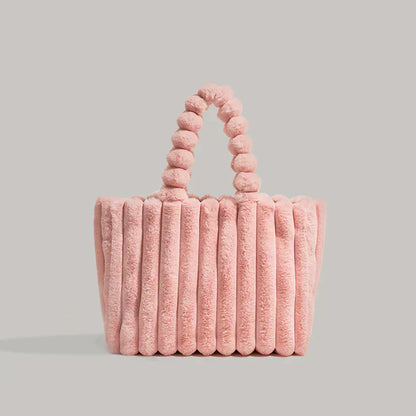 Mila Plüsch-Handtasche