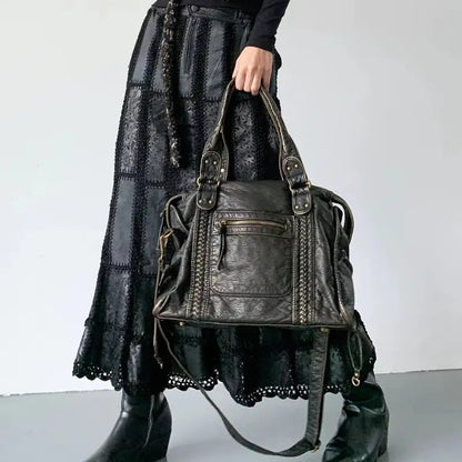 Jeoara - Vintage-Tasche aus Leder