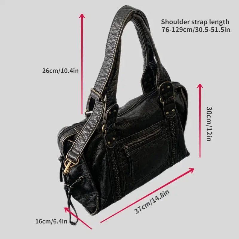 Jeoara - Vintage-Tasche aus Leder