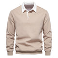 Elegantes Langarm-Poloshirt für Herren mit klassischem Kragen