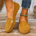 Lars Leichtgewicht Wildlederschuhe mit rutschfester flacher Sohle