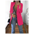Langer Blazer für Frauen in khaki Farbe MODA