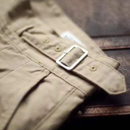 Enzo - Gurkha-Hose mit Faltenfront für Eleganten Look