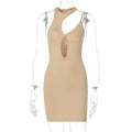 Damen Figurbetontes Minikleid mit asymmetrischem Ausschnitt WOLFF
