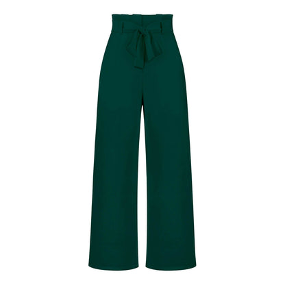Sofie – Verstellbare Hochtaillierte Hose mit Weitem Bein