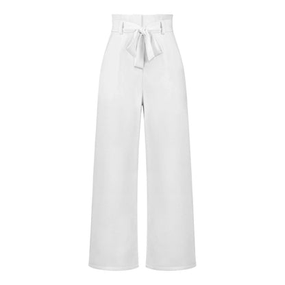 Sofie – Verstellbare Hochtaillierte Hose mit Weitem Bein