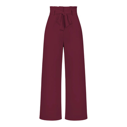 Sofie – Verstellbare Hochtaillierte Hose mit Weitem Bein