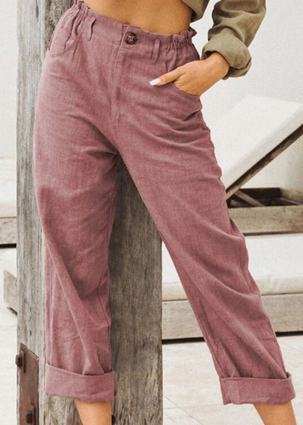 Soraya- Stilvolle hosen aus Leinen