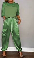 KATRINA | Elegantes Satin-Set